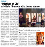 "Interlude et Cie" à Fontaine