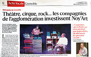 Théâtre, Cirque, Rock ... Les compagnies de l'agglomération investissent Noy'Art